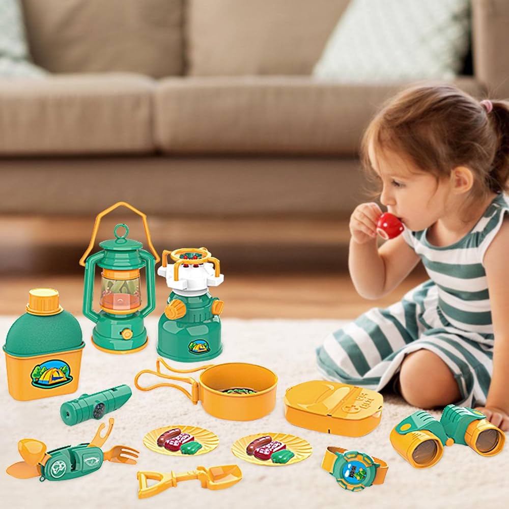 Amazon.co.jp: テント付きキッズキャンプセット,アウトドア キャンプ